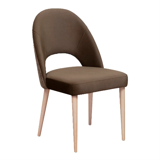 Soft Malin Chair with Wooden Frame
