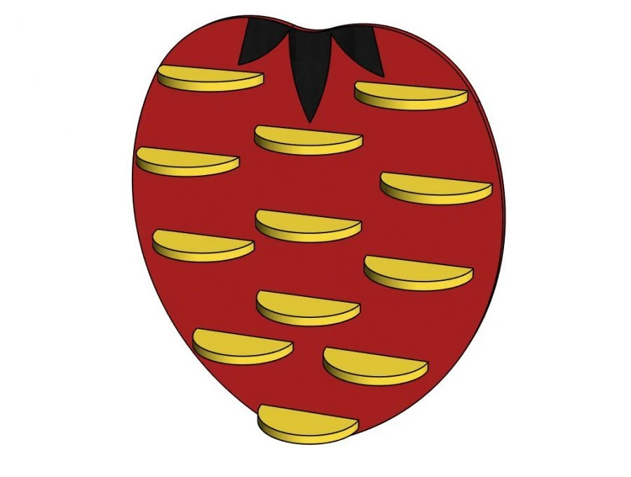 Craft Display Stand "Berry" for Kindergarten - Model SЖ13