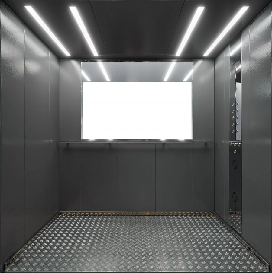 Passenger Elevator 630 kg Capacity, 1 m/s Speed with Machine Room