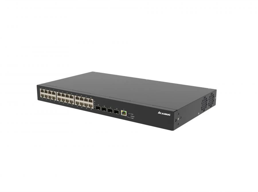 Ethernet L2/L2+ Switch with PoE - Akmanai-2028PGE-S
