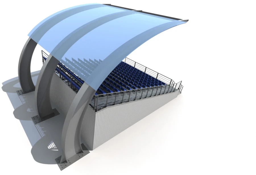 Portable Tribuna with Canopy Type "TMSRN