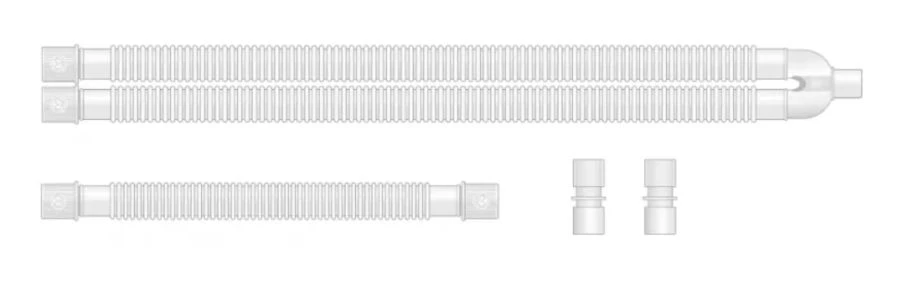 Single-Use Non-Sterile Medical Breathing Circuit for Adults - Complete Set