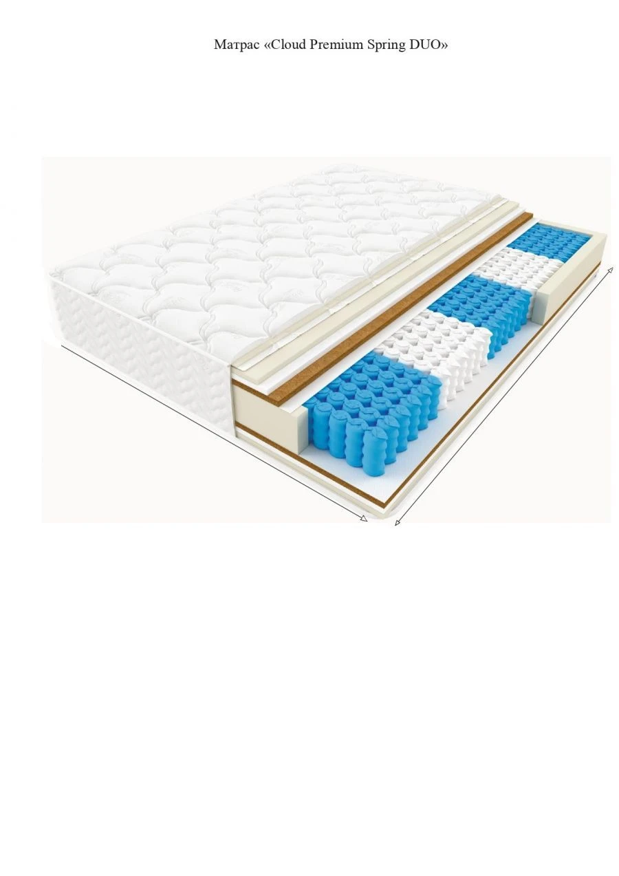 Premium Spring Duo Orthopedic Spring Mattress