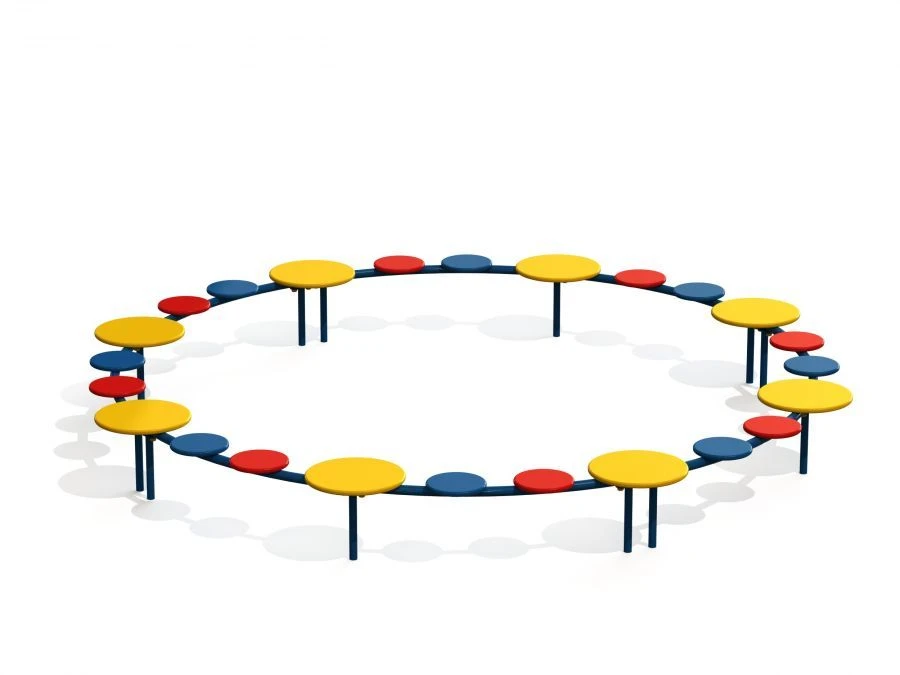 Circular Sports Complex SO 2.13 with Colorful Steps