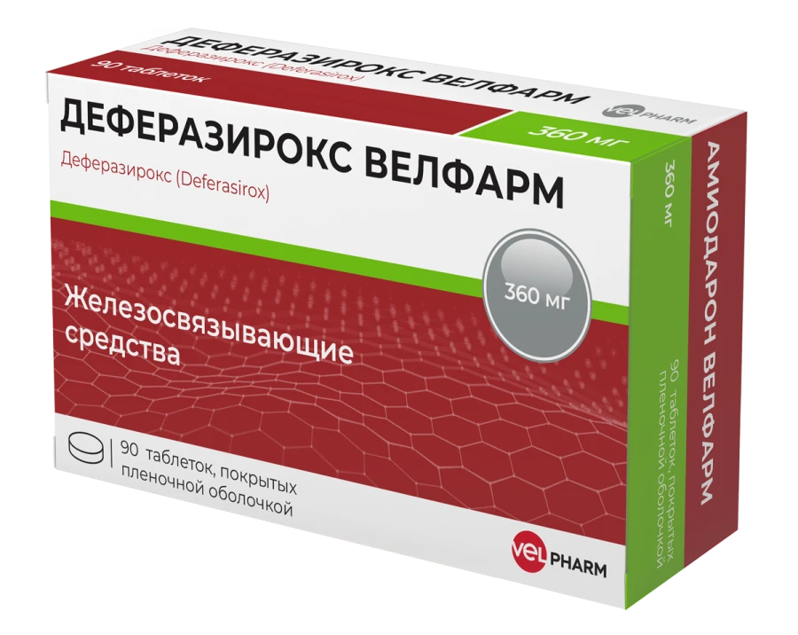 Film-Coated Oval Tablets for Deficiency Treatment 360mg