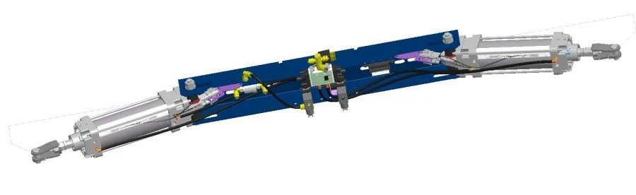 Pneumatic Door Actuator for Vehicles 40M3R63/116T1B041