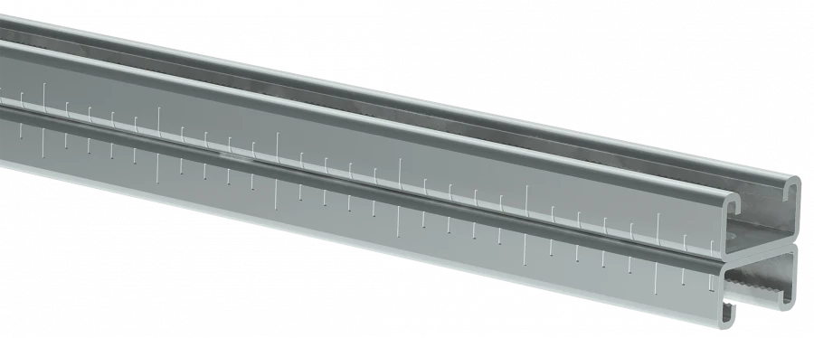 Perforated Double Strut Profile 41x21x800-1.5 CLM50D-PSD-41-21-08-1