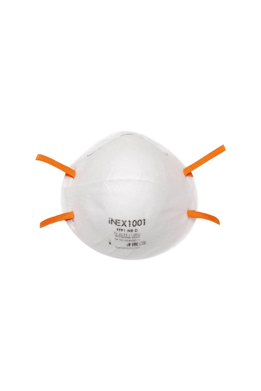 Filter Half Mask for Aerosol Protection, iNEX Model 1001 (FFP1 NR D Class)