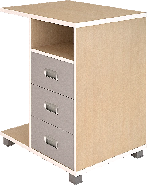 Frameless Side Table FrTb2 with Adjustable Height