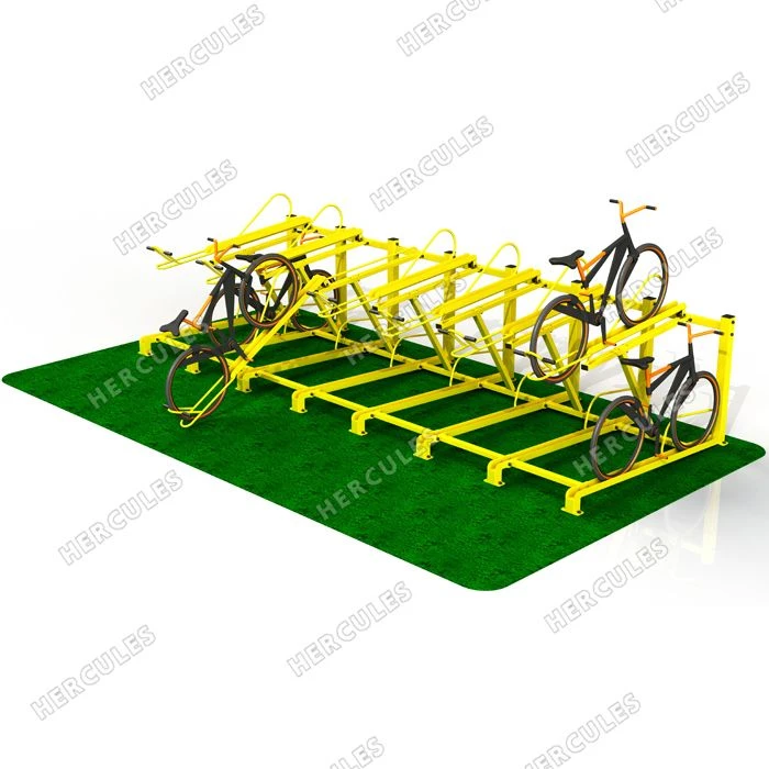 Ground Two Bike Parking Rack for Rental Stations