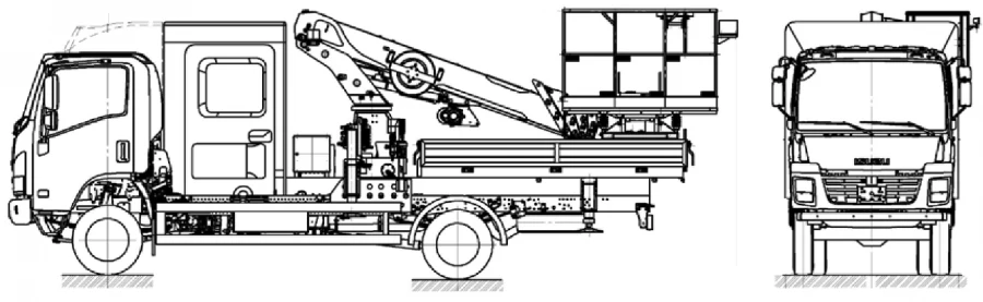Self-Propelled Articulating Aerial Lift PSS 5908ZB