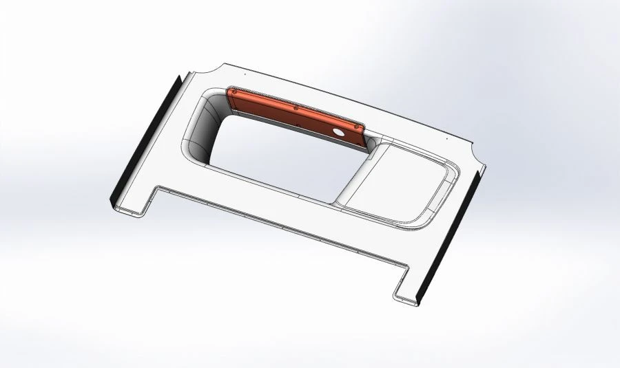 Upper Rear Panel Assembly for Vehicles, Model 5299-401-5622010