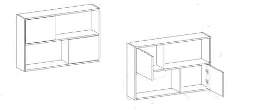Wooden Shelves for Space Organization