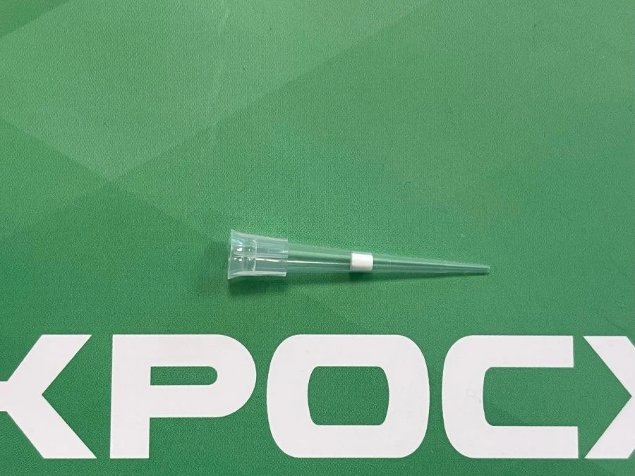 Disposable Polymer Tip for Pipette Dispensers with Filter