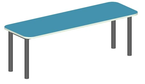 Hard Bench Art. S.02.04 - Durable Seating Solution