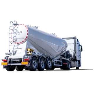 BONUM 914210 Cement Tank Semi-Trailer with Compressor