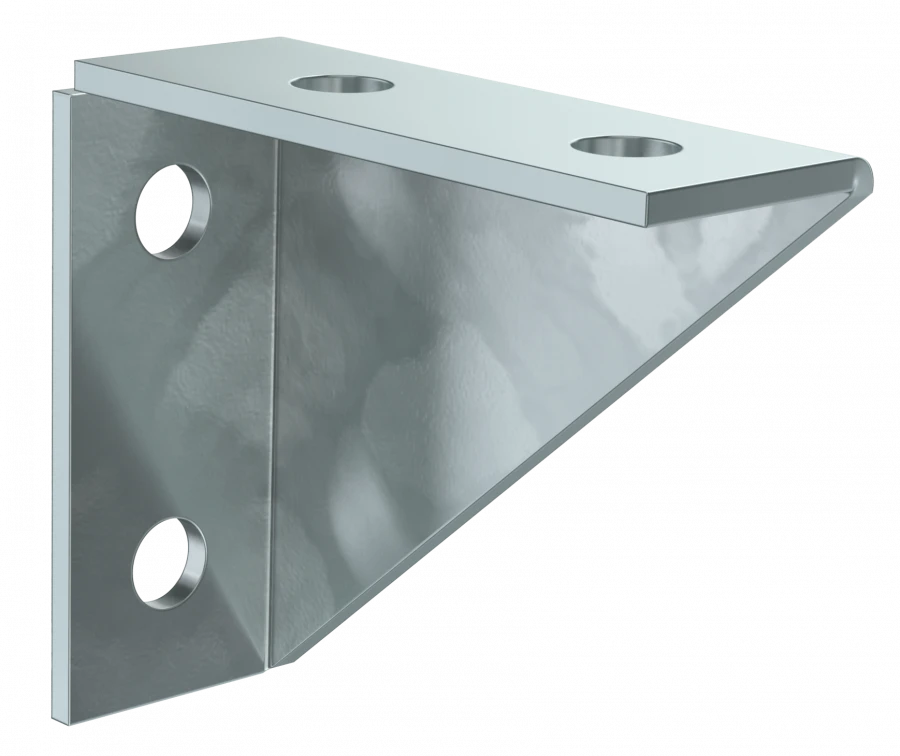 Double Reinforced Bracket for STRUT Profile