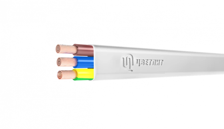 Low Fire Hazard PVC Insulated Flat Copper Conductor Cable PBBVGHng(A)-LS