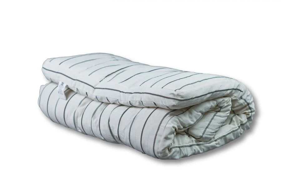 Cotton Mattress - Diagonal Cotton Fabric, Synthetic Fill