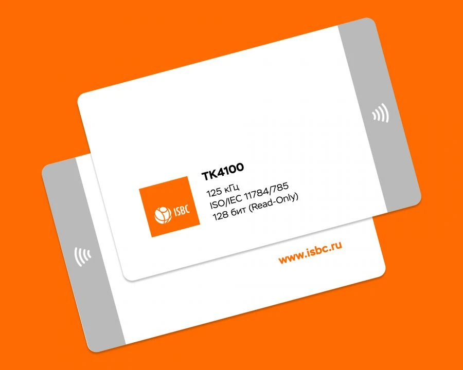 Smart Card ISBC® with Built-in TK4100 Integrated Circuit