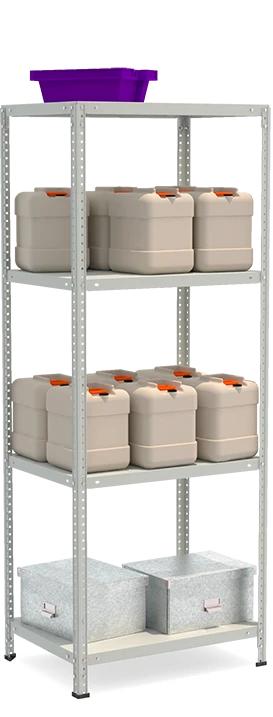 STF Metal Shelving Rack 754-1.8 for Compact Storage
