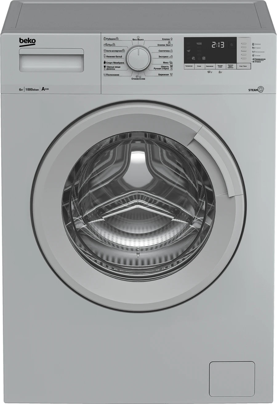 Fully Automatic Front-Loading Washing Machine WSRE6512ZSS
