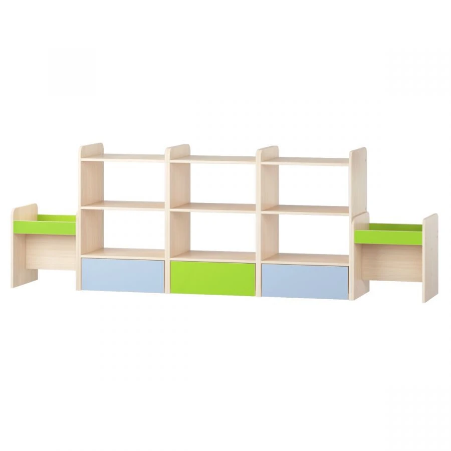 Modular Toy Storage Rack with 5 Sections