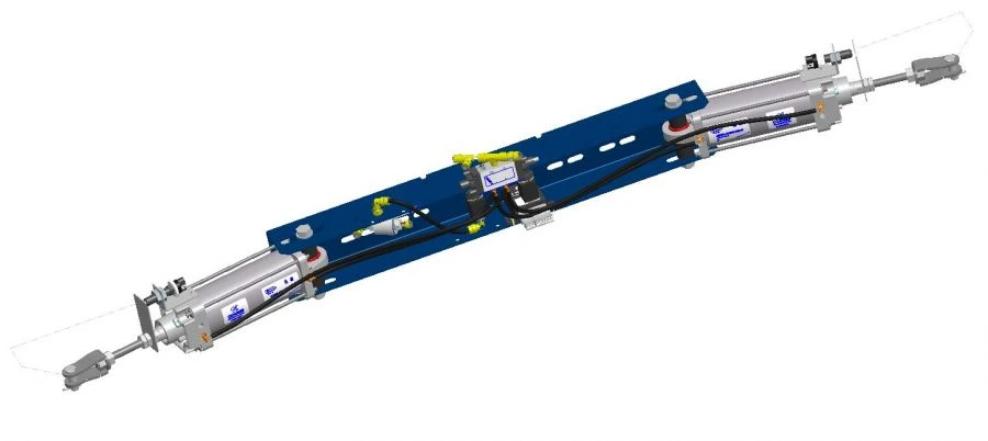 Pneumatic Door Actuator for Vehicles 40N3R63/116T1B116