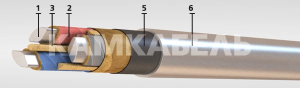 Aluminum Conductor Power Cable AAG-1 3x150 (insulated)