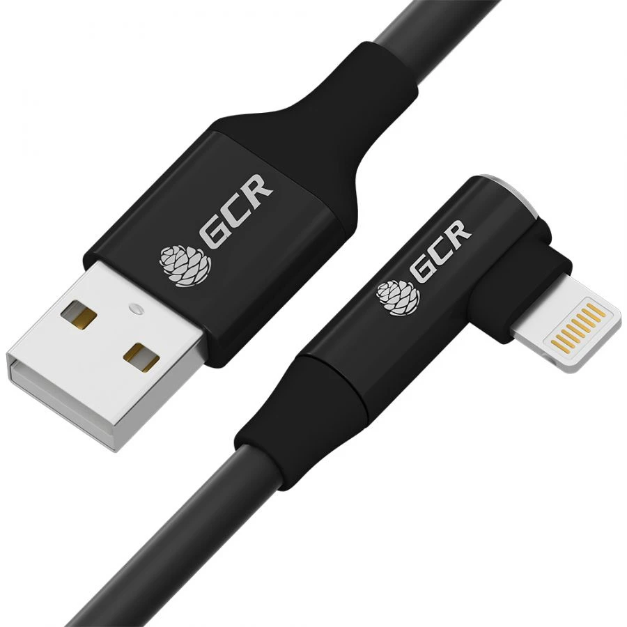Lightning Cable with Angled Connector for iPhone and iPad, Model GCR-IP35