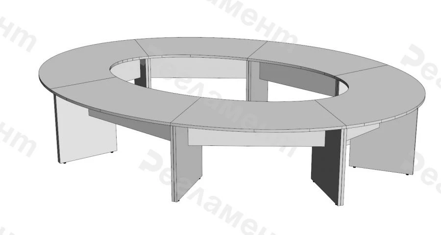 Modular Table B3 400-2700x400-1200x350-950mm