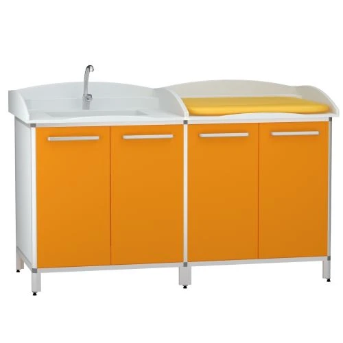 Medical Changing Table with ABS Plastic Top, DM-2-111-16.K2.F5
