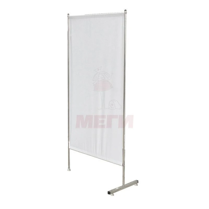 Stainless Steel Medical Screen, Single Section (Model: МСК-5302-01)