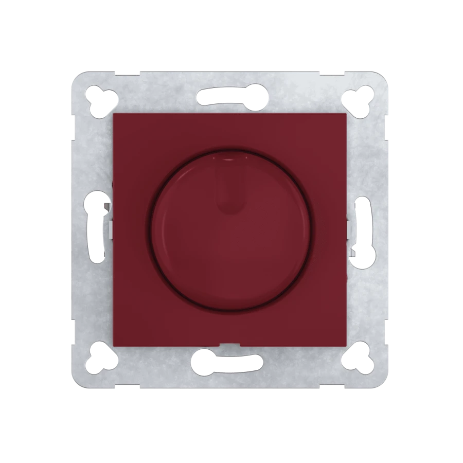 Caduceus Aling Prestige Dimmer Switch 1-100W 230V, Universal, Burgundy