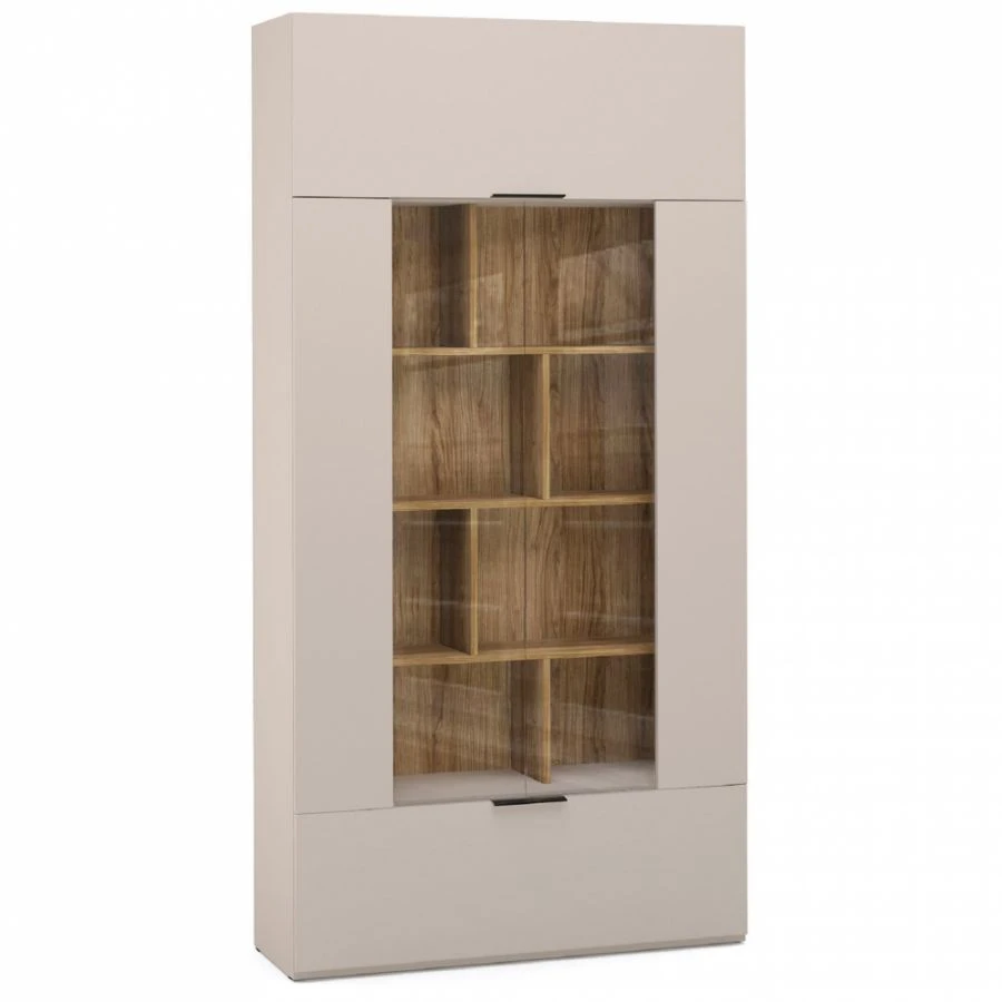 SOHO HB7-02.DS Modular Section 2-Door Glass (Beige)