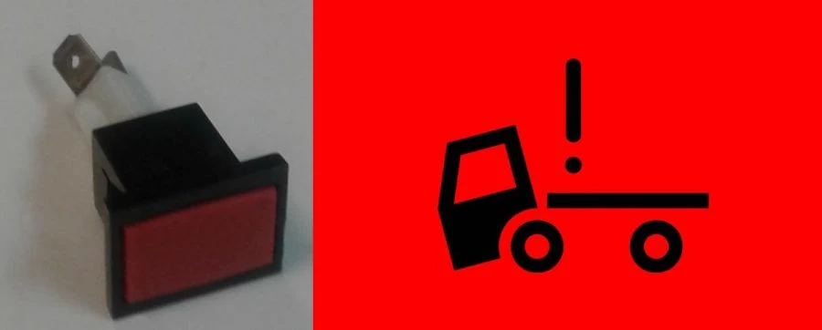 Control Indicator Lamp for Cabin Locking Signal 2212.3803-86