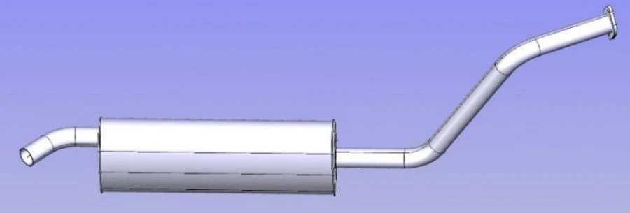 Exhaust System for Gas Emission Control C41RXX-1201008-XX