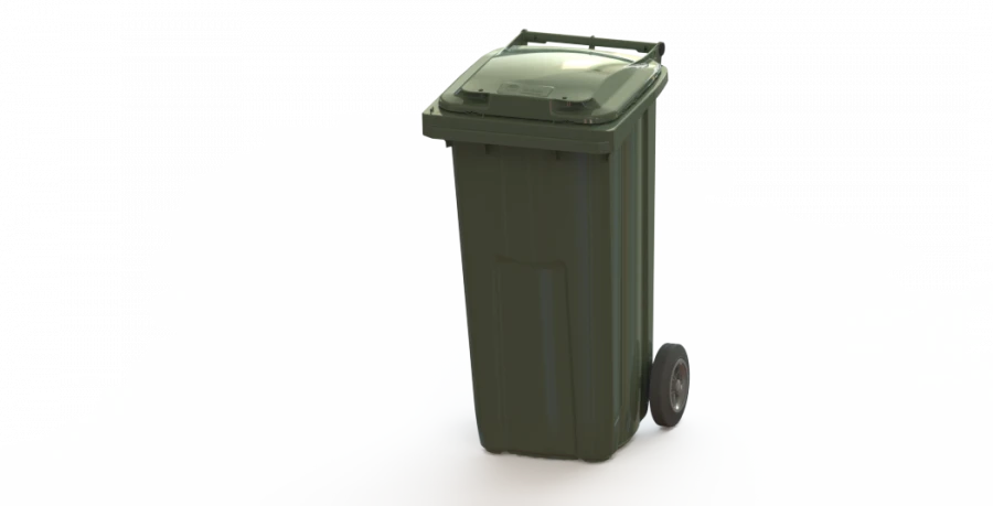 Mobile Waste Container 120L Model Art. 27.C29 (20.805.70.PE; 21.054.70.PE)