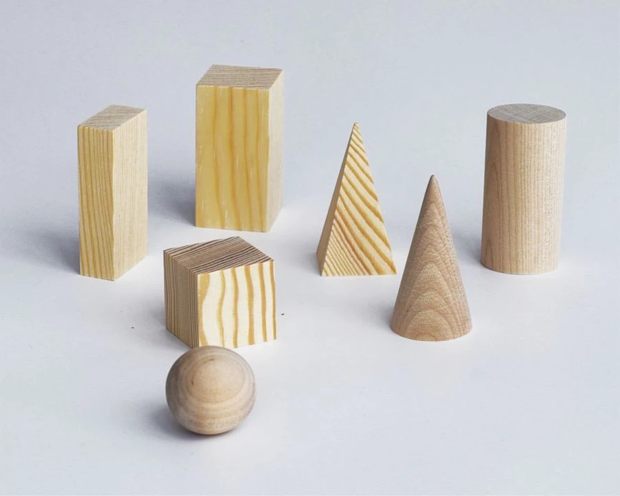 Geometric Bodies Set of 7 with Projection Cards