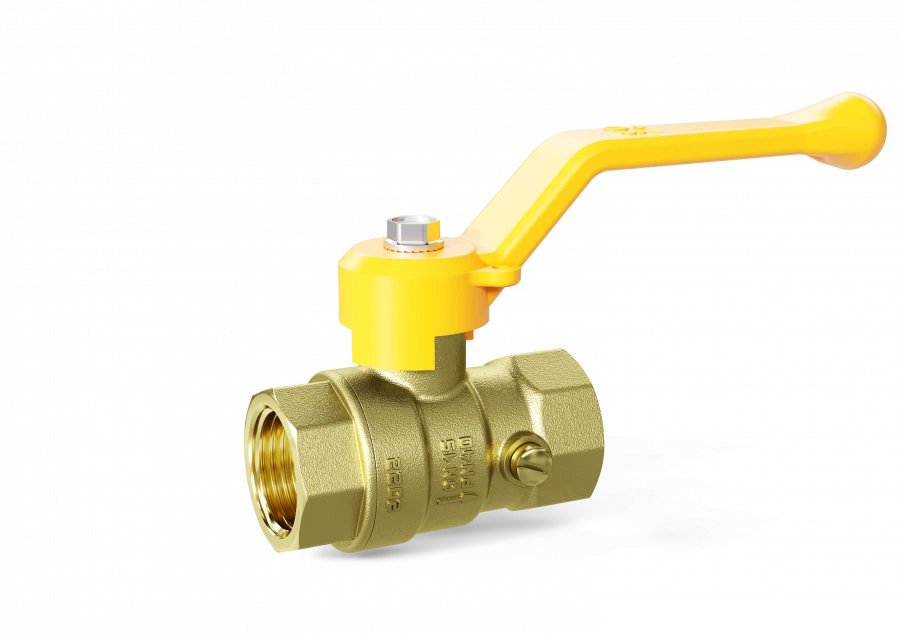 LD Pride Brass Ball Valve M20 GAS 44.15.V-B.V.M.R for Liquid and Gas Control