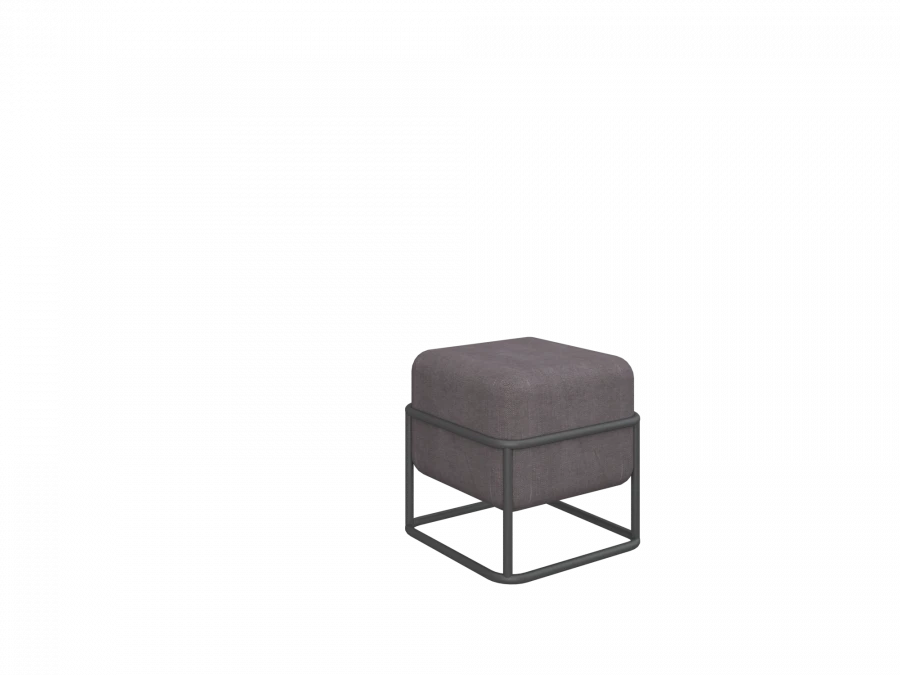 Metal Frame Puff Cushion 1