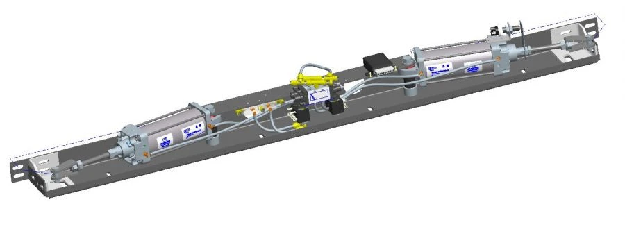 Pneumatic Door Actuator for Vehicles 40N2R63/116T1B050