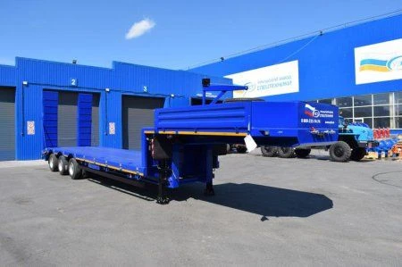 Heavy-Duty Semi-Trailer for Transporting Specialized Equipment - UZST 9177