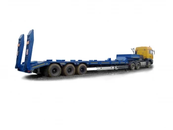 Specialized Lowbed Semi-Trailer with Metal Cargo Platform 943856-0000010