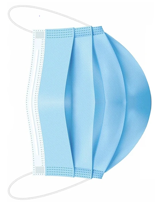 Universal Mask with Rubber Straps/Strings - Disposable Medical Isolation Clothing Set