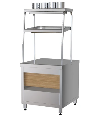 Professional Dining Utensil Counter with Bread Bin PPSHX6-01