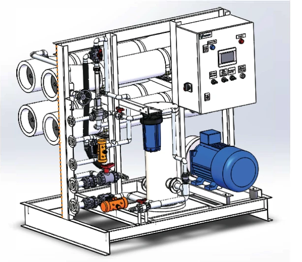 Desalination System for Shipboard Use - AKVAVIT MV100