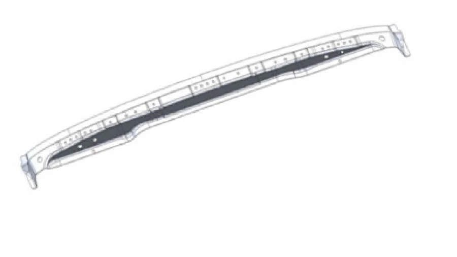 Central Front Panel for Vehicles Model A9606210127