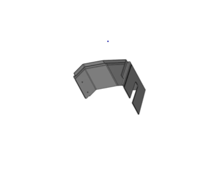 Right Rear Support Base S.21Р-20.50.380 for Tram Cars