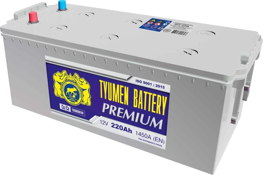 Premium Lead-Acid Starter Battery TYUMEN BATTERY 6ST-220C